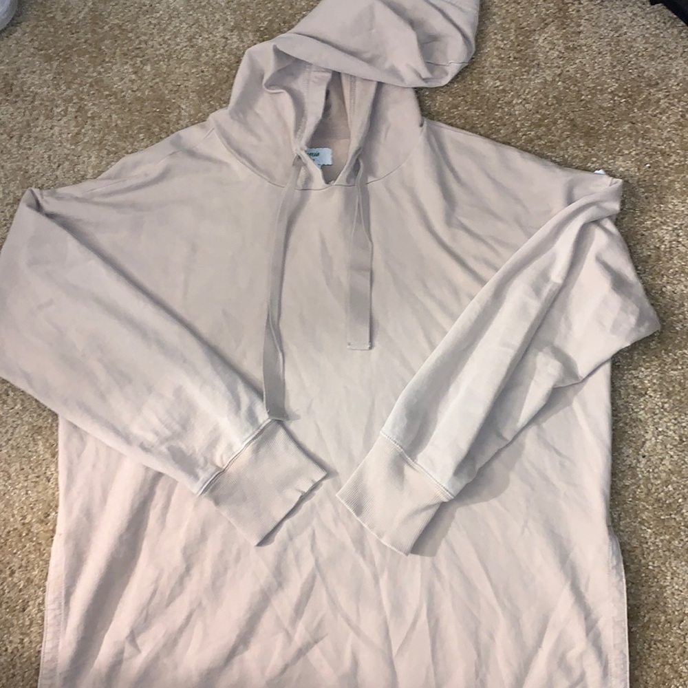 Oversized aerie tan hoodie